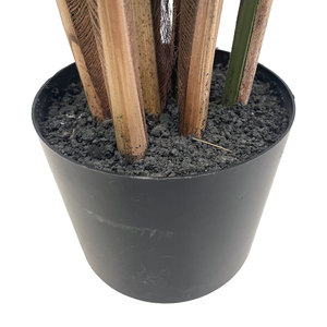 Plante artificielle Monstera en pot de 80 cm (31,5 po) au toucher réel pour la décoration de la maison, du bureau et de l'hôtel – Plante réaliste imitation Swiss Cheese - Product Image 5