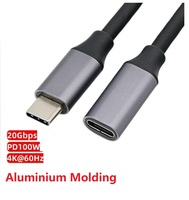 Câble d'extension USB 3.2 Type C haute vitesse pour une charge rapide, câble USB 3.2 Type-C premium pour un transfert de données rapide