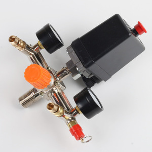 Régulateur de pression de soupape Lefoo avec manomètre pour pièces de compresseur d'air, ensemble de support carré en métal - Product Image 2