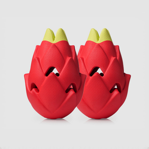 Mainan Kunyah Anjing Ramah Lingkungan dari Karet Interaktif untuk Pengunyah Agresif Bentuk Buah Pitaya Naga untuk Ras Kecil/Sedang/Besar - Product Image 1