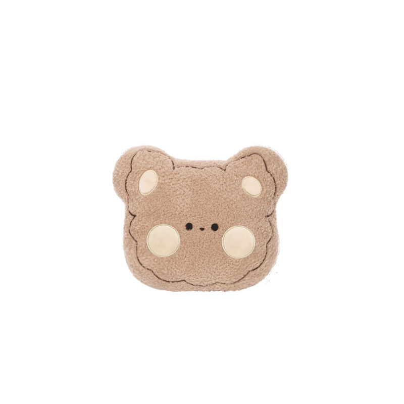 Oreiller tête d'ours 3D rempli de vapeur