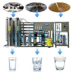 เครื่องกรองน้ำระบบอิเล็กโทรไลต์ Ro ขนาด 500 ลิตร 1000 ลิตร ระบบกรองน้ำแบบออสโมซิส รีเวิร์สออสโมซิส สำหรับใช้ในบ้าน พร้อมปั๊ม มอเตอร์ PLC - Product Image 1
