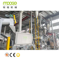 Ligne de lavage de bouteilles en PET de haute qualité, ligne de recyclage de plastique pour l'industrie des fibres, flocons de bouteilles en plastique