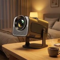Projecteur de poche Junuo HY320 Mini Android 14 Full HDR 720P 200 Lumens BT5.4 WiFi 2.4/5G Durée de vie de la lampe 30000h pour Home Cinéma