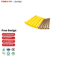 Chevilles murales d'expansion en acier M6 M8 M10 60~120, design poisson jaune, avec fixation par vis, en nylon plastique – Prix de gros