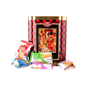 Emballage en boîte de conserve pour biscuits et gâteaux roulés fourrés à la crème sucrée croustillante sur mesure de Guangzhou Lailihong - Product Image 4