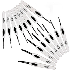 Ensemble de Crochet en aluminium personnalisé bon marché, <span class=keywords><strong>aiguilles</strong></span> <span class=keywords><strong>à</strong></span> <span class=keywords><strong>tricoter</strong></span> - Product Image 1