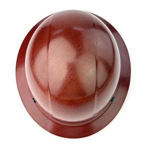 ANT5PPE البناء بحافة كاملة من الألياف الزجاجية قبعة صلبة اللون الطبيعي غير مشقوق 6 نقاط سقاطة - Product Image 6