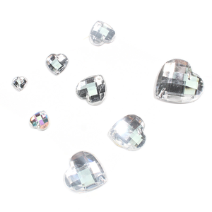 Hotfix eco-friendly di alta qualità scintillante cristallo strass pietre piatte 12 sfaccettature per abbigliamento abiti da sposa scarpe unghie - Product Image 2