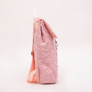 Sac à dos matelassé rose décontracté pour femme - Product Image 3