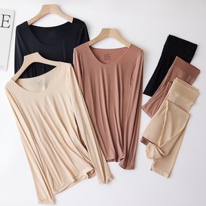 <span class=keywords><strong>Set</strong></span> di Abbigliamento <span class=keywords><strong>Termico</strong></span> <span class=keywords><strong>Donna</strong></span> Ultrasottile ad Alta Elasticità Senza Cuciture Modellante e Snellente - Product Image 4
