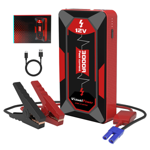 Power Bank Car 12v <b>Battery</b> Booster Jump 3000A Portable Lithium Jump <b>Cable</b> <b>Battery</b> for Motorcycle Car - Product Image 1