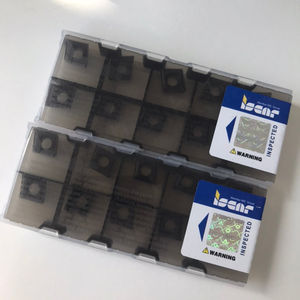 Insertos de Carburo Cuadrados para CNC CCMT 09T304-SM IC907 Iscars, Carburo de Tungsteno Personalizable OEM, Cuchilla de 25 mm HRC45 para Torno CNC - Product Image 1