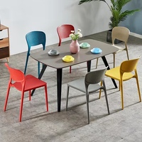 Chaise de salle à manger en polypropylène empilable de haute qualité à prix abordable, chaise PP pour restaurant, fabrication italienne
