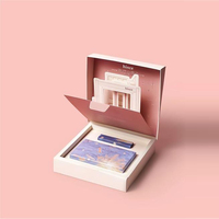 Boîte d'emballage réutilisable de cosmétiques de luxe faits à la main à rabat Boîtes cadeaux surprises d'anniversaire et de mariage