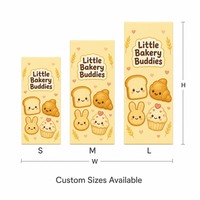 Boîte d'expédition en carton ondulé personnalisée pour l'emballage de pain de boulangerie avec un design de dessin animé mignon et un couvercle pliable