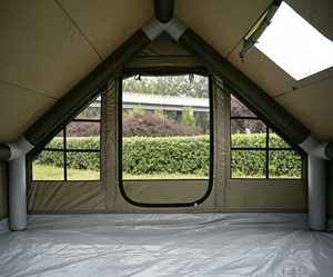 <span class=keywords><strong>Tente</strong></span> gonflable Oxford 600D vert aurore <span class=keywords><strong>de</strong></span> 6,3 mètres carrés, abri gonflable pop-up pour la survie en milieu sauvage et le camping familial - Product Image 2