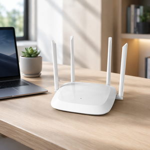 Router Inalámbrico de Doble Banda 300M/1200M <span class=keywords><strong>con</strong></span> 4 Antenas, Router de Red Compatible <span class=keywords><strong>con</strong></span> Modo Router/AP/<span class=keywords><strong>Repetidor</strong></span>, Chip MTK <span class=keywords><strong>con</strong></span> <span class=keywords><strong>Cable</strong></span> <span class=keywords><strong>Ethernet</strong></span> - Product Image 3