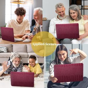 <span class=keywords><strong>Custodia</strong></span> Rigida Personalizzata in Pelle PU Effetto Coccodrillo per Laptop <span class=keywords><strong>MacBook</strong></span> Neo Air 13 13.3 13.6 15 Pro 13 <span class=keywords><strong>14</strong></span> 16 Pollici M5 M4 M2 - Product Image 6