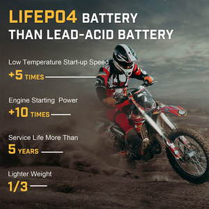 AMPXELL Tpo 148 12V 3.5Ah 45Wh CA210A LFP Battery Pack <b>Light</b> Weight 4 Terminal for Generator Starting Power AMX12-35FQ T - Product Image 3
