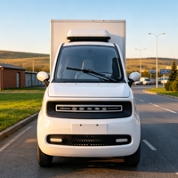 Fourgon de livraison urbaine ultra-robuste de 1183 kg, électrique, certifié EEC / COC / L7e-CU, moteur électrique 5000 W, homologué UE