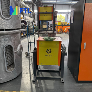 30Kg 50Kg Fundición de inducción eléctrica Horno de fundición de metal industrial de inducción de crisol de Pakistán - Product Image 2