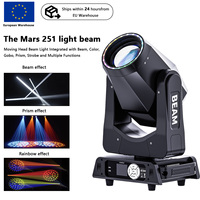Projecteur de scène à tête mobile Sharpy 3-en-1 (Beam, Spot, Zoom) avec effet prisme pour DJ, discothèque, concert, mariage - Modèle 251 - Entrepôt européen