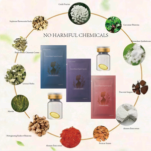 Gel en capsules pour le soin intime vaginal à base de plantes naturelles, pour l'hydratation, le resserrement et le raffermissement vaginal - Product Image 6