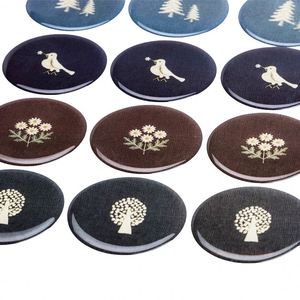 Autocollants en résine époxy 3D ronds en cristal pour étiquettes de marque, autocollants en vinyle en dôme personnalisés en gros - Product Image 4