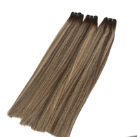 Extensions de cheveux naturels Balayage, prix usine, livraison rapide, cuticules alignées, tissage machine