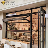 Ventanas Plegables de Aluminio con Doble Acristalamiento para Balcón, Patio y Conexión Exterior en Hogares Modernos