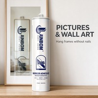 JUNBOM 6500 Mastic silicone monocomposant pour miroirs, durcissement alcoxy, pour l'installation de miroirs, fabricant de marque privée