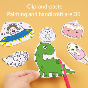 กระดาษวาดภาพกราฟฟิตีสำหรับเด็กอนุบาลม้วนสีผ้าใบแบบยาวสำหรับเด็ก - Product Image 5