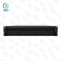 Untuk Synology FS6400 24-Bay Diskless NAS Rack Server asli baru 2U dengan SSD & SAS Antarmuka USB di wajah yang digunakan