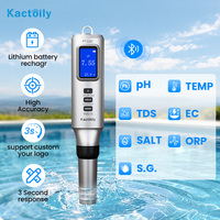 Testeur numérique de pH, TDS, OPR, SEL, SG, Température et EC pour l'analyse de la qualité de l'eau liquide – Personnalisable OEM/ODM/OBM