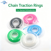 Chaîne élastique orthodontique dentaire Ultra Power, bande plastique continue longue et courte, manuelle, certifiée CE, matériel dentaire