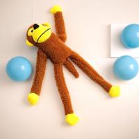 Jouet interactif pour chien en forme de singe, couineur, à mâcher, pour l'entraînement et le nettoyage des dents, pour le jeu autonome, vente en gros usine