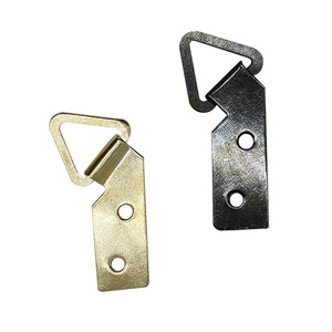 Slanted Hanging Hook For Painting <b>Frame</b> Nickel Plated Gold Plated Iron Metal Durable Two Hole <b>Mounting</b> Bracket - Product Image 5