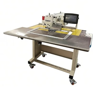 Machine à coudre industrielle à lit plat, informatisée, à point noué, à une aiguille, neuve, pour la couture des semelles latérales de chaussures - Product Image 4
