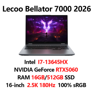 Nouvel ordinateur portable de gaming Lecoo Bellator 7000 I7-13645H 16 Go 512 Go RTX5060 16 pouces 2.5K 180Hz pour l'e-sport, modèle 2026, économique - Product Image 4
