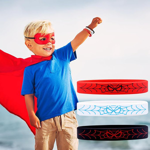 Nhà Máy Bán buôn tùy chỉnh in Spider Web Thiết kế thân thiện với môi cao su ban nhạc cổ tay cho các hoạt động quảng cáo bên - Product Image 6
