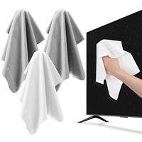K&F CONCEPT Lot de 3 chiffons de nettoyage pour objectifs en microfibre lavables et réutilisables, emballés individuellement, pour appareils photo et lunettes de soleil