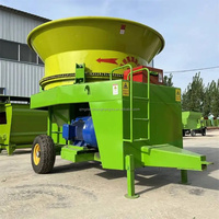Nouvelle machine à granulés d'aliments électriques tractable pour grandes exploitations laitières - Broyeur de paille haute performance 3-5T/H, puissance 55KW, mobilité facile sur le terrain