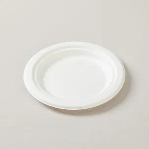 Eco-Friendly Sugarcane Plate For Compostable Dining