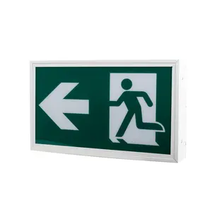 Steel Housing Led Rechargeable Emergency Running Man Sign Emergency Sign For The Canada Market
