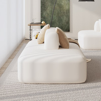 Système de sièges modulaires multidirectionnels en velours, canapé sectionnel carré personnalisable en bois massif pour réception commerciale