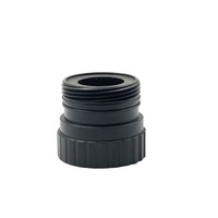 Assemblage de tube optique en aluminium moulé sous pression de précision OEM, boîtier de lentille anodisé noir mat, pièce usinée, IATF 16949
