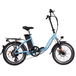 Bicicletas Eléctricas Mini Ligeras Plegables de 7 Velocidades, Cuadro de Aluminio, Batería de Litio de 36V 15AH, Motor de 250W en la Rueda Trasera, Bicicleta Eléctrica JYOP-SMWAVE E Bike J - Product Image 4
