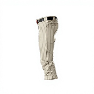 Maillot de baseball bleu avec pantalon blanc pour homme – Uniforme respirant à manches courtes, col en V, coupe régulière, grande taille, logo frontal - Product Image 3
