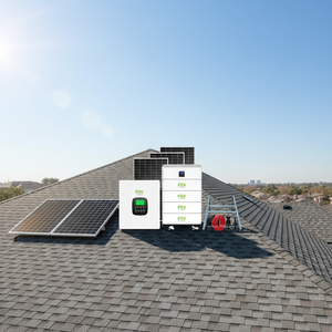 Sistema Fotovoltaico Completo 5KW 10KW 20KW 30KW per Installazione su Tetto Domestico, Sistema Solare Ibrido Off-Grid - Product Image 3
